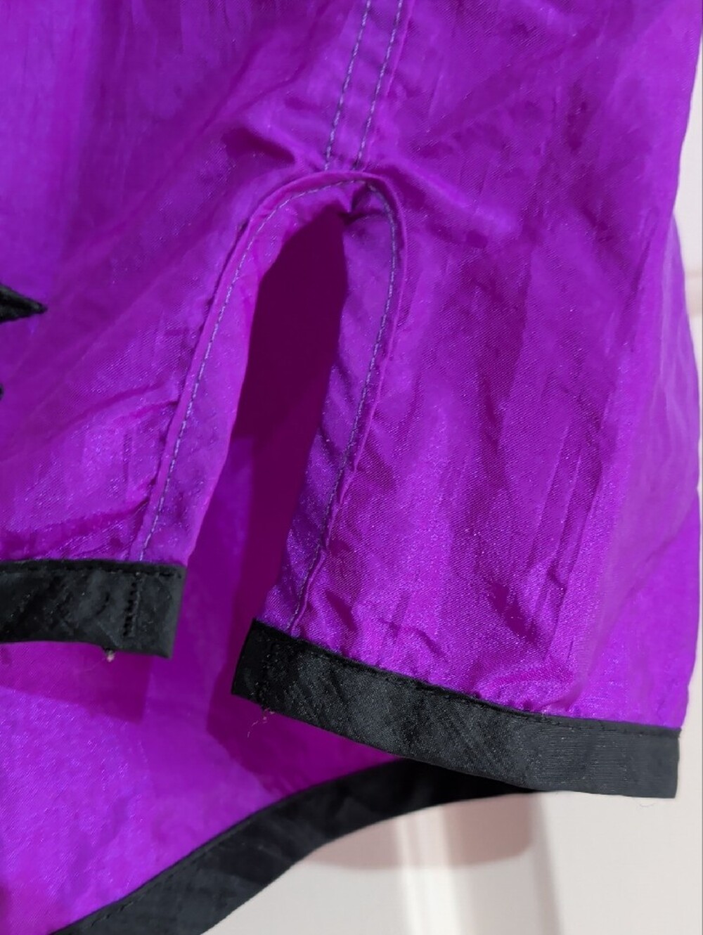 Umbro Purple Athletic Shorts with Black Trim - Picture 5 of 10